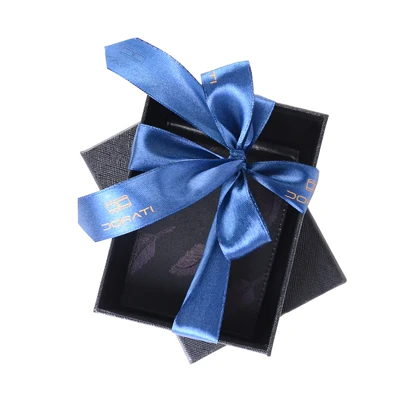 جا کارتی چرم مشکی طرح پر