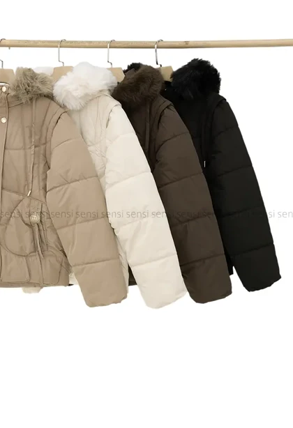 کاپشن وارداتی پافر شو پشم شیشه کد1004855