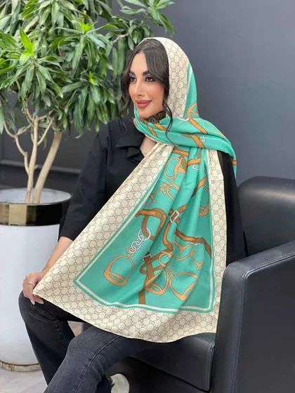 شال گوچی طرح کمربندی