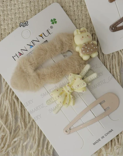 پک گیره 3تایی مخمل رنگی