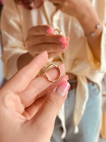 انگشتر رینگ دفورمه ژوپینگ M69