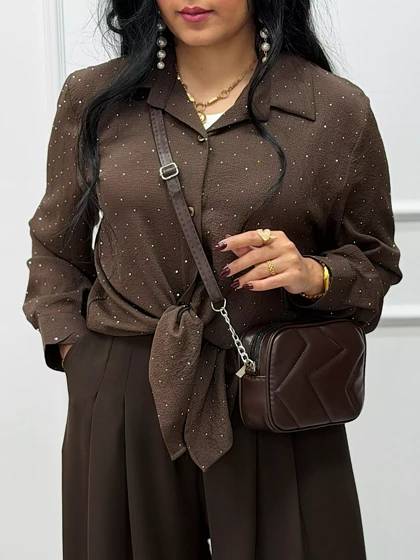 شومیز آسرین نگین‌دار