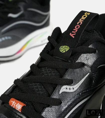 کفش کتانی مشکی Saucony Ride Review v.2 مدل 7389