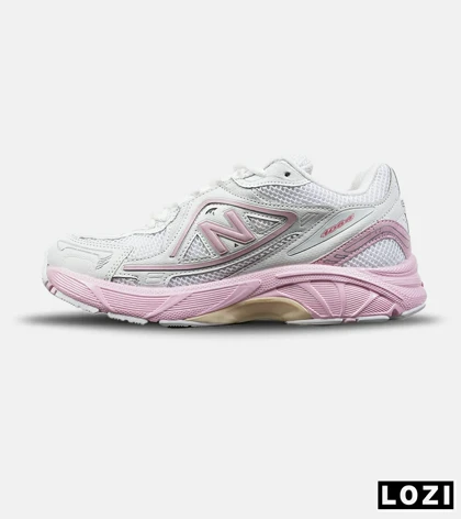 کفش کتانی زنانه سفید صورتی NEW BALANCE 1064 V.2 مدل 8334