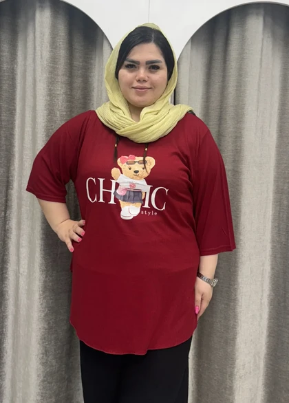 تیشرت سوزن خالی تدی دمپا کلوش 315