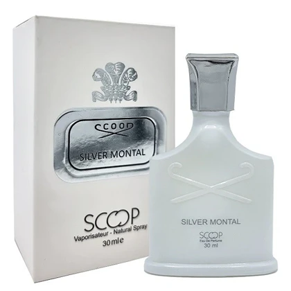 عطر جیبی اسکوپ مدل silver montal حجم 30 میلی لیتر