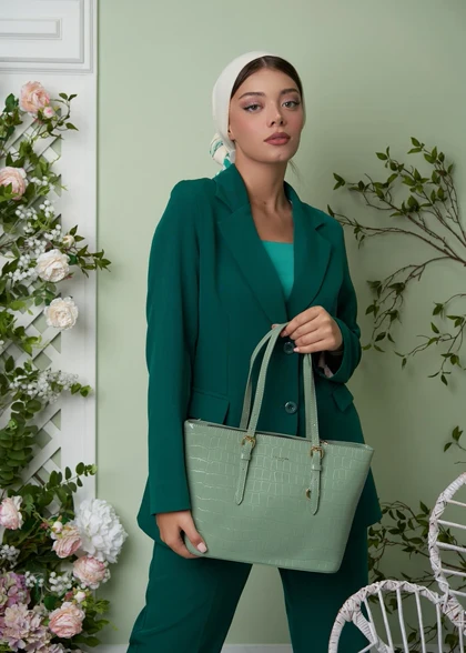دیوید جونز کیف رودوشی 6916-5-green