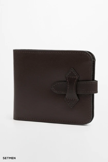 کیف پول چرم ساده ست من