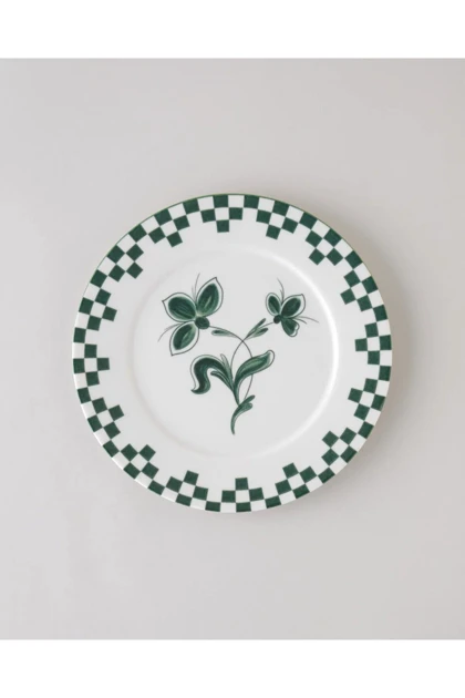 بشقاب سرو چینی English Home مدل Gardenia - سبز