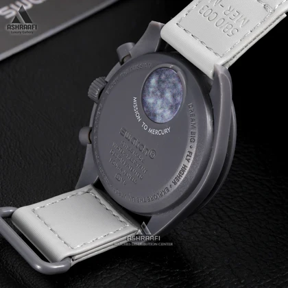 ساعت امگا سواچ طوسی Omega x Swatch Speedmaster MER-M3