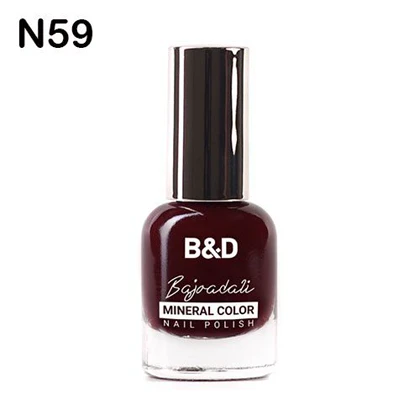لاک ناخن بی اند دی B&D ساده سری N
