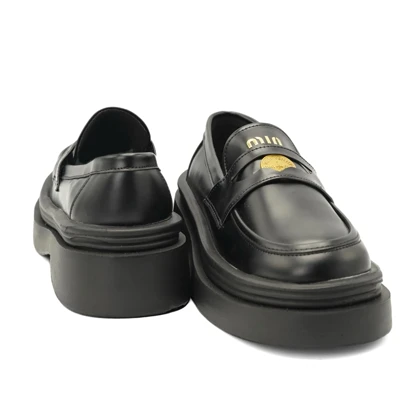 کفش ونس زنانه ورنی مدل Loafer - 0220 _ Black