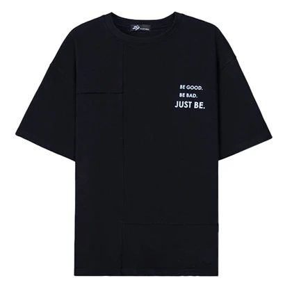 زیگ تیشرت آستین کوتاه black just be tshirt-9824