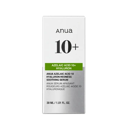 سرم ضد قرمزی و تسکین‌دهنده پوست آنوا Anua مدل Azelaic Acid 10+ Hyaluron