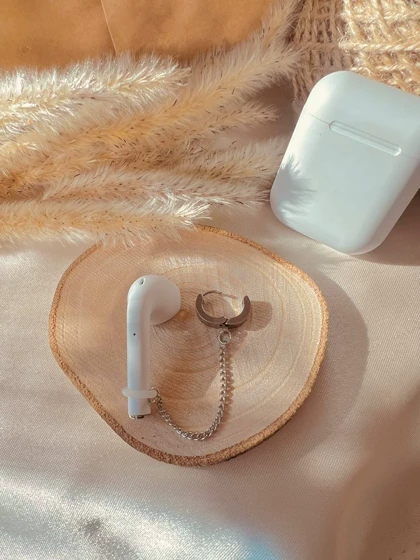 آویز نگهدارنده ایرپاد استیل نیاز به سوراخ(گوشواره ای)