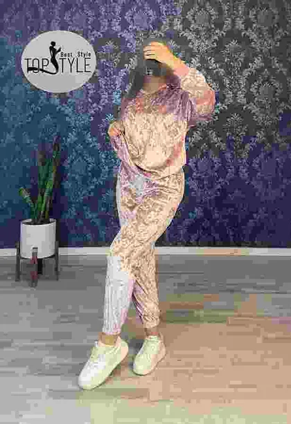 بلوز و شلوار مخمل کد : 7819