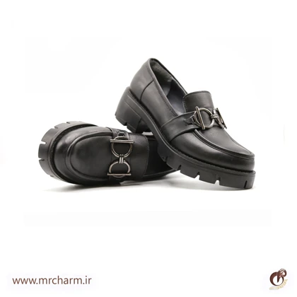 کفش لژ دار تمام چرم دخترانه mrc2111-50