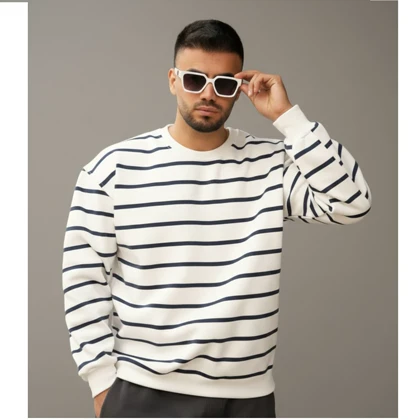 دورس لش راه راه-سرمه ای