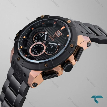 ساعت انزو EC-2518MRG مردانه کورنوگراف رز مشکی Enzo-8289-G