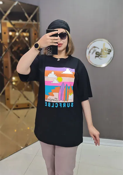 تیشرت لانگ ساحل