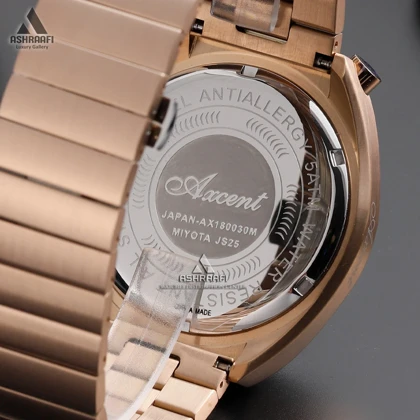 ساعت اکسنت صفحه مشکی Axcent AX180030RGK