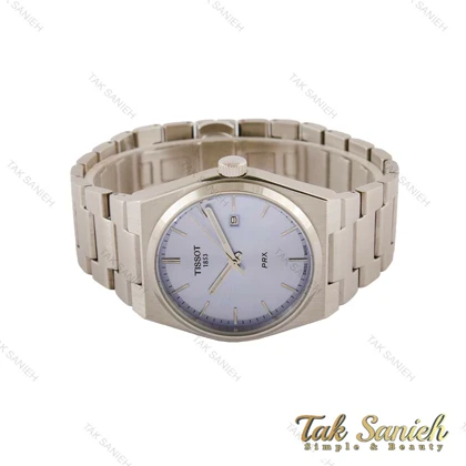 ساعت تیسوت PRX مردانه سیلور صفحه آبی یخی Tissot-5470-G