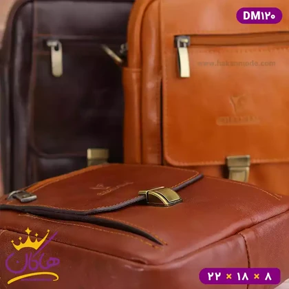 کیف دوشی چرمسال قفلدار سایز متوسط DM120