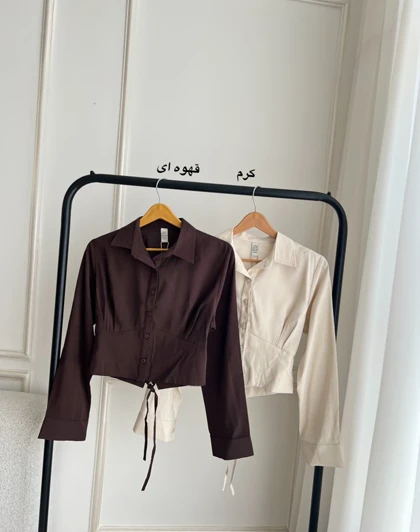 شومیز مودال پشت کمربندی آلا کد SH-3090