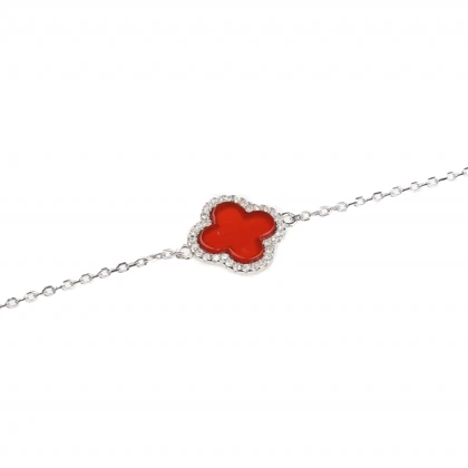 دستبند نقره ونکلیف کد 351235