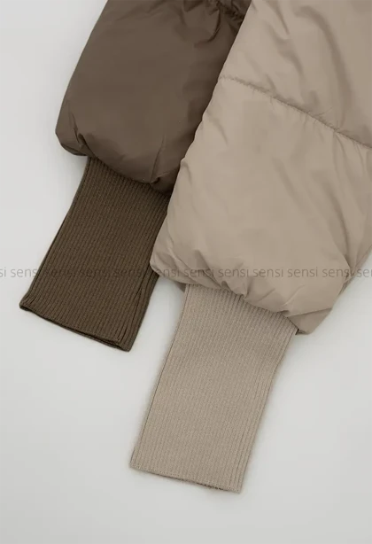 کاپشن وارداتی آستر دار یقه پوست کد1004850