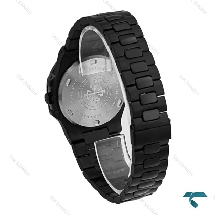 ساعت پتک فلیپ ناتیلوس مردانه مشکی صفحه تیفانی Patek-7242-G