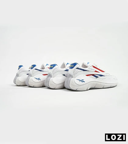 کفش کتانی سفید قرمز آبی مردانه reebok CROSS FIT