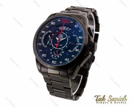 ساعت تگ هویر مرسدس بنز مردانه مشکی بند فلزی Tag-2960-G