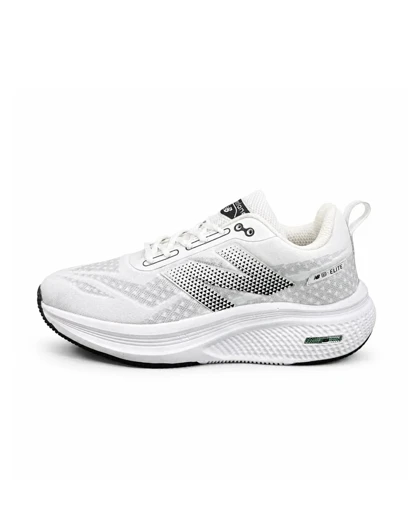 کتانی مردانه مدل رانینگ نیوبالانس سفید طوسی New BALANCE