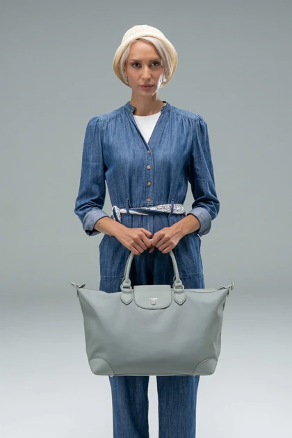 کیف دستی زنانه چرم مصنوعی دسته دار دیوید جونز DAVIDJONES