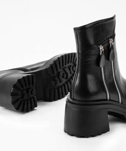 نیم بوت زنانه مدل Stradivarius-Ankle-Boots BTB04