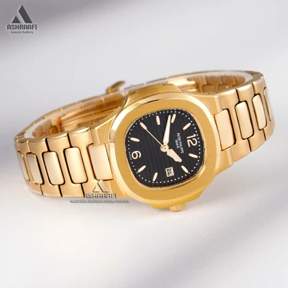 ساعت پتک صفحه مشکی Patek Philippe Nautilus GB2