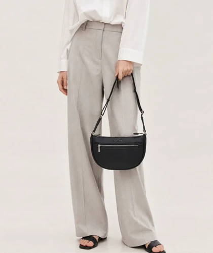 کیف دوشی زنانه چرم مصنوعی بدون دسته دیوید جونز DAVIDJONES
