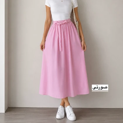 دامن کتان مدل میفان