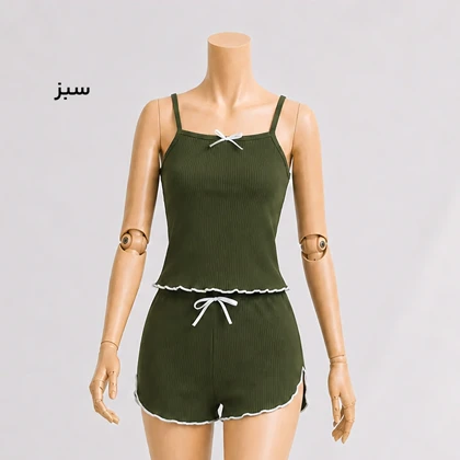 ست تاپ و شورتک زنانه کبریتی | آی بولک