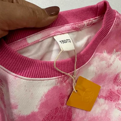 بلوز دخترانه صورتی طرح خرس اکلیلی