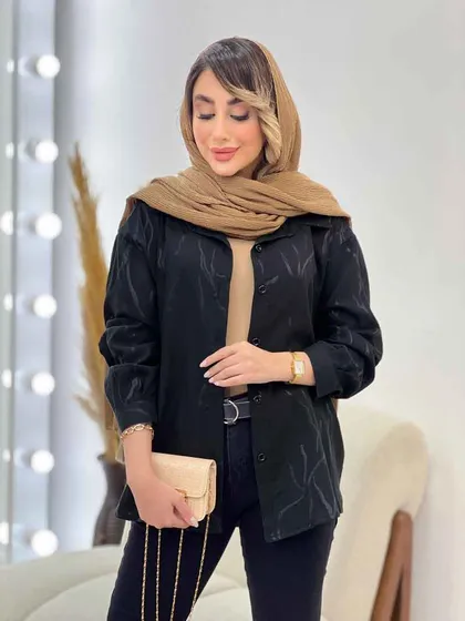 شومیز طرح دار وندا