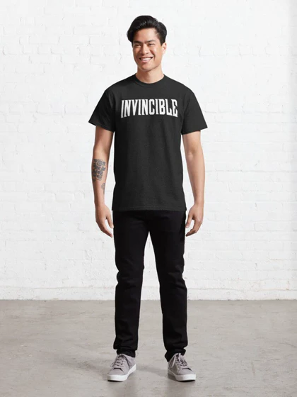تیشرت Invincible تیشرت شکست ناپذیر طرح Comic logo