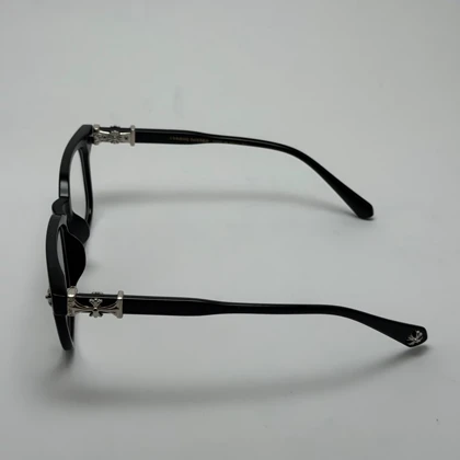 عینک بلوکات کروم هارتز مشکی نقره ای Chrome Hearts 2273 با پک کامل کروم هارتز - کیفیت مستر