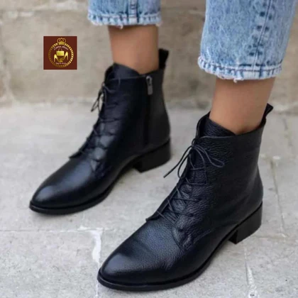 نیم بوت بندی زنانه فلوتر