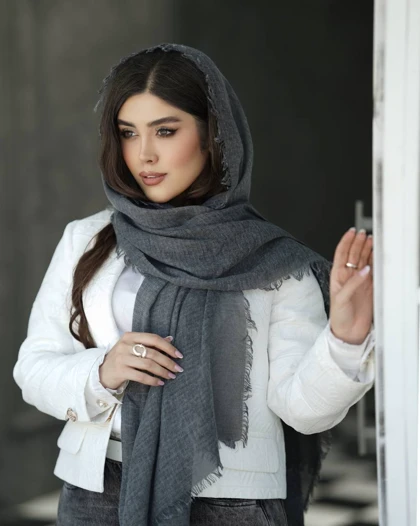 شال ساده فلورا