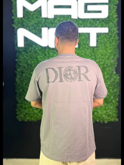 تیشرت DIOR وارداتی طوسی