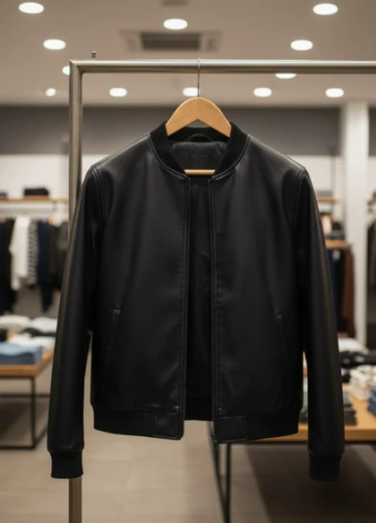 کاپشن چرم مردانه مدل Artim