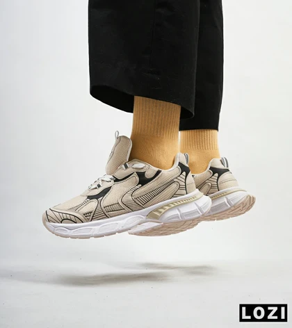 کفش کتانی مردانه کرم BALENCIAGA