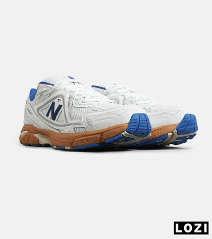 کفش کتانی مردانه و زنانه سفید آبی کرم NEW BALANCE 1064 V.2 مدل 7929